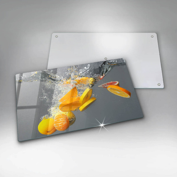 Kitchen worktop saver Lemons in water