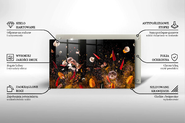 Kitchen worktop saver Hot spices