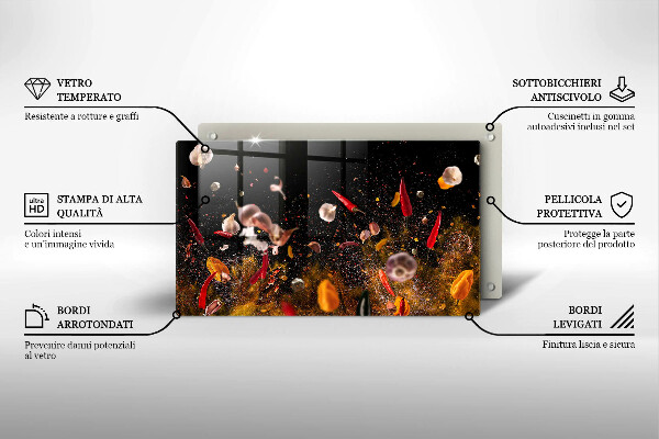 Kitchen worktop saver Hot spices