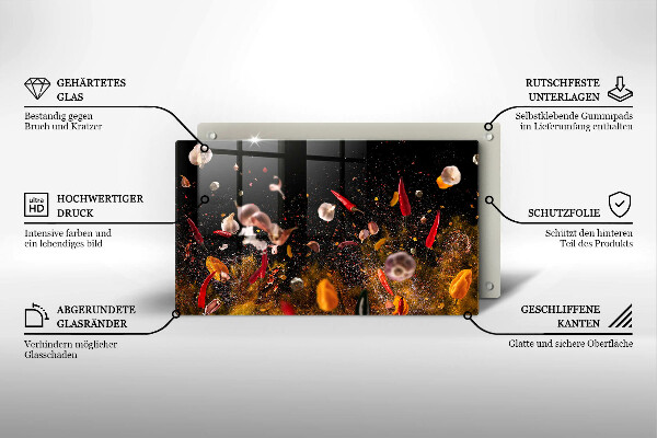 Kitchen worktop saver Hot spices