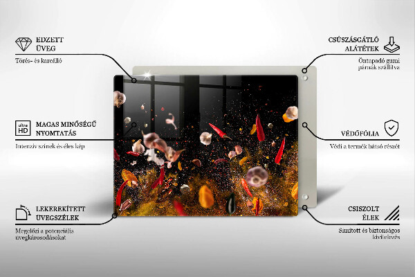 Kitchen worktop saver Hot spices