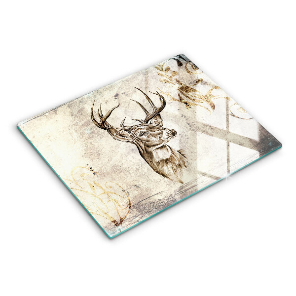 Kitchen countertop cover Illustration deer animal
