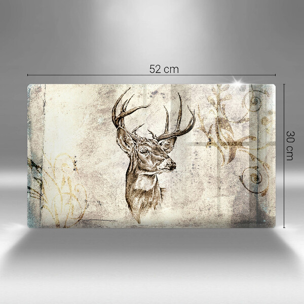 Kitchen countertop cover Illustration deer animal