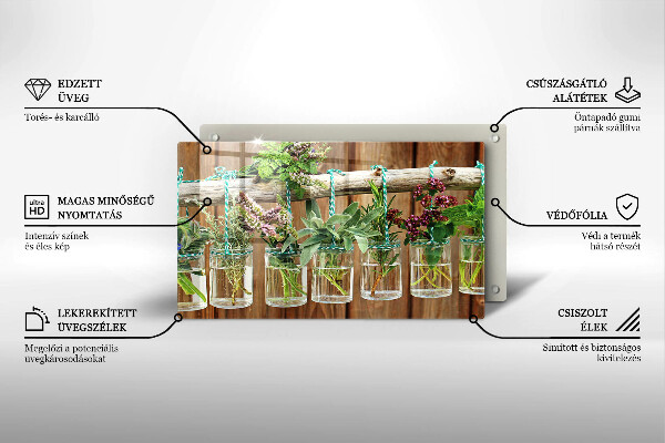 Worktop saver Herbs vintage plants