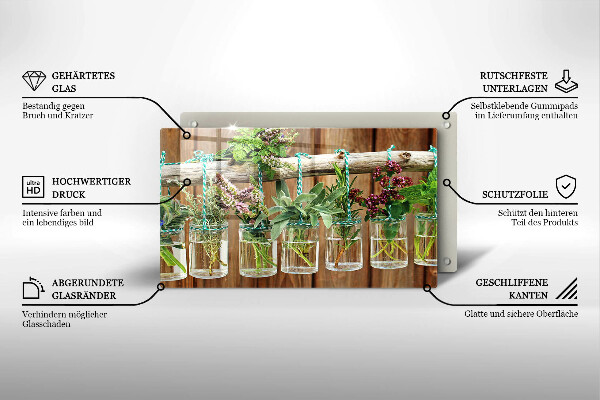 Worktop saver Herbs vintage plants