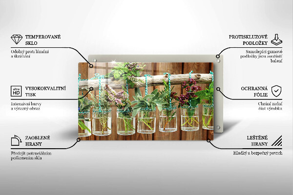 Worktop saver Herbs vintage plants