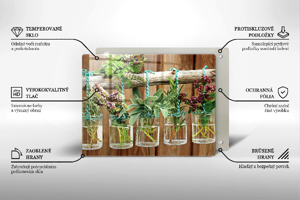 Worktop saver Herbs vintage plants