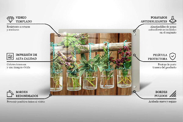 Worktop saver Herbs vintage plants