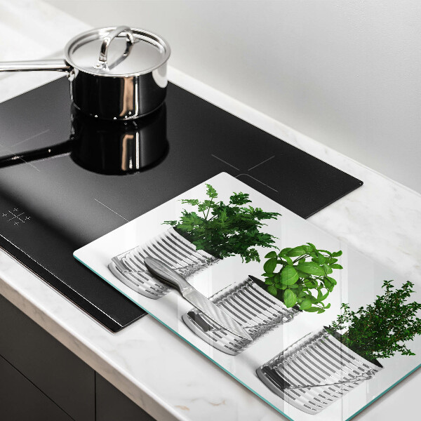 Kitchen countertop cover Plants herbs