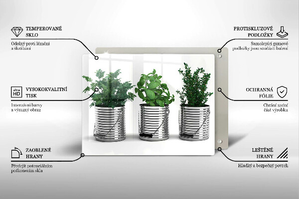 Kitchen countertop cover Plants herbs