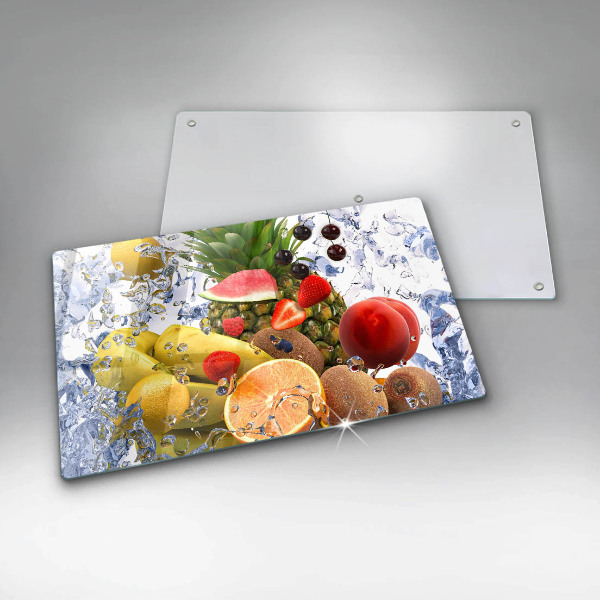 Kitchen countertop cover Juicy fruit and water