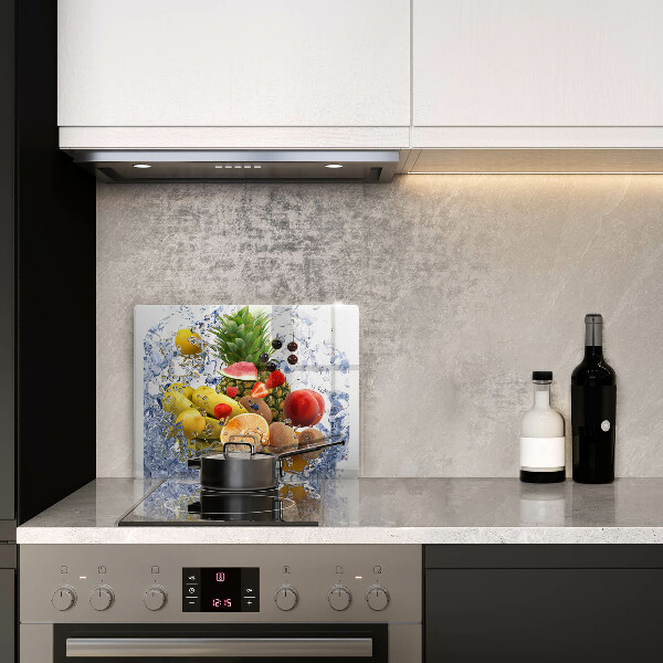 Kitchen countertop cover Juicy fruit and water