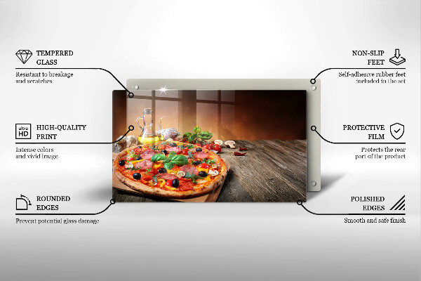 Worktop protector Italian pizza