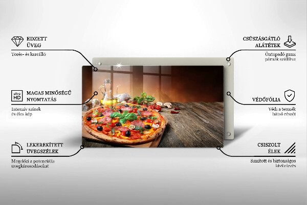 Worktop protector Italian pizza