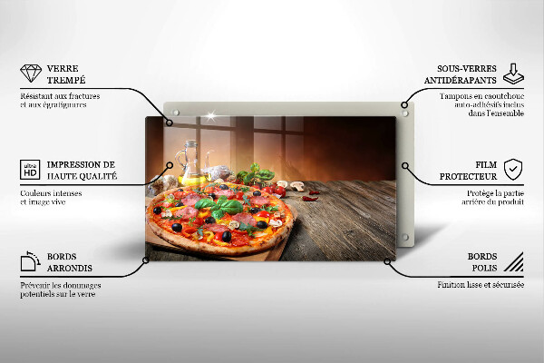 Worktop protector Italian pizza