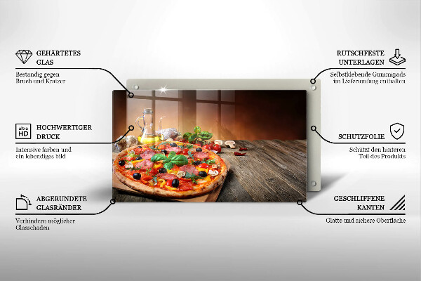 Worktop protector Italian pizza