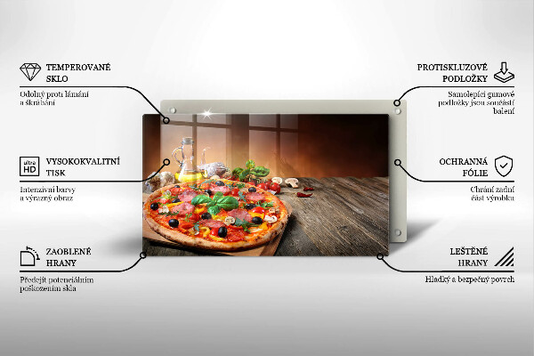 Worktop protector Italian pizza