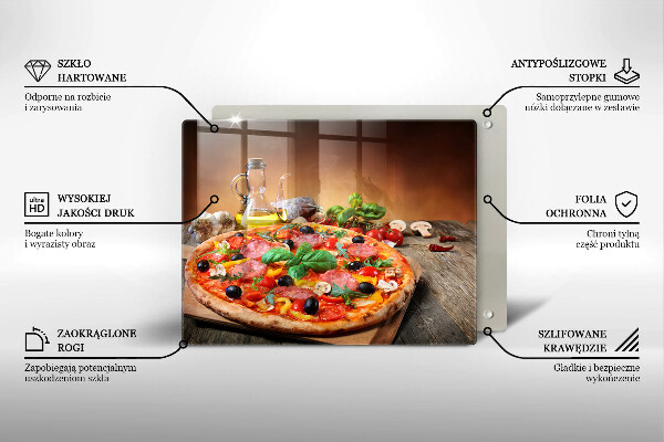 Worktop protector Italian pizza