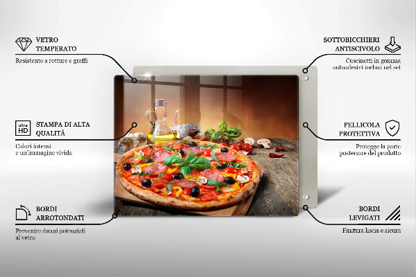 Worktop protector Italian pizza