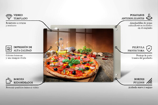 Worktop protector Italian pizza