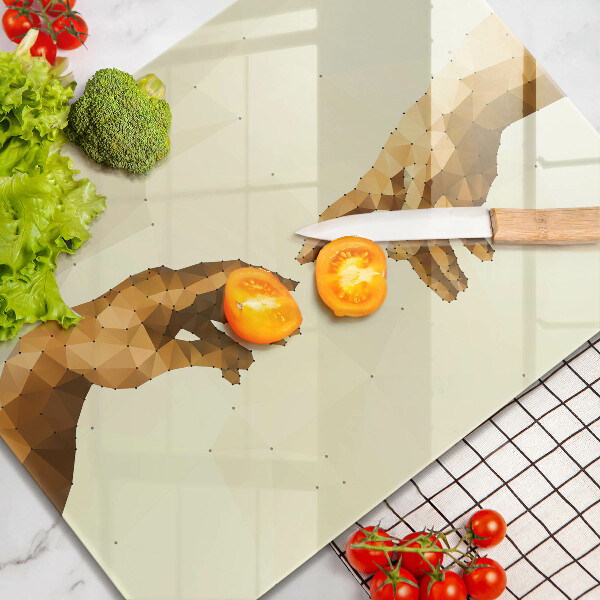 Worktop saver Creation of Adam hands