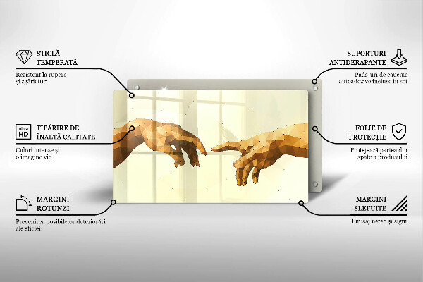 Worktop saver Creation of Adam hands