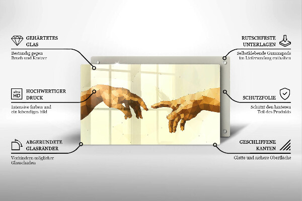 Worktop saver Creation of Adam hands