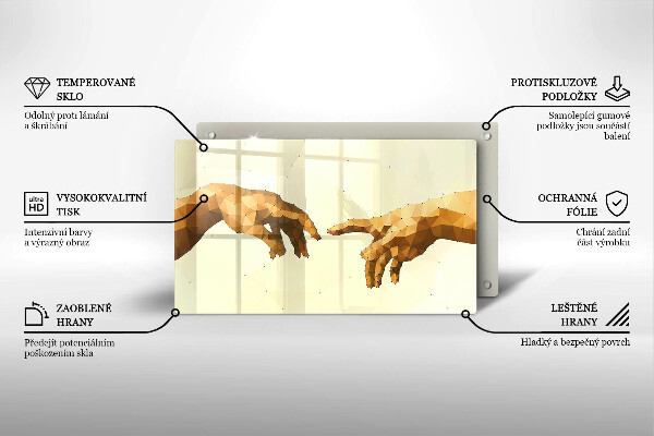 Worktop saver Creation of Adam hands