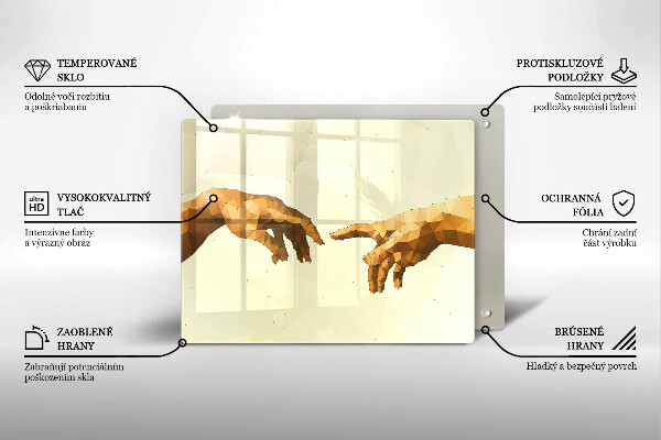 Worktop saver Creation of Adam hands