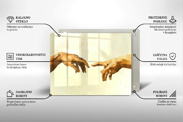 Worktop saver Creation of Adam hands