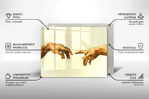 Worktop saver Creation of Adam hands