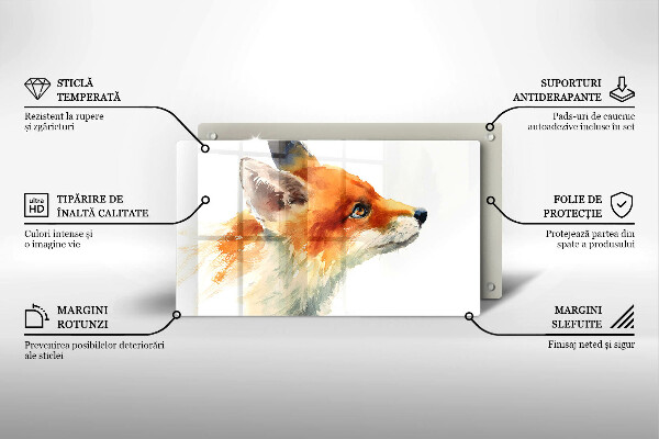 Worktop protector Painted fox