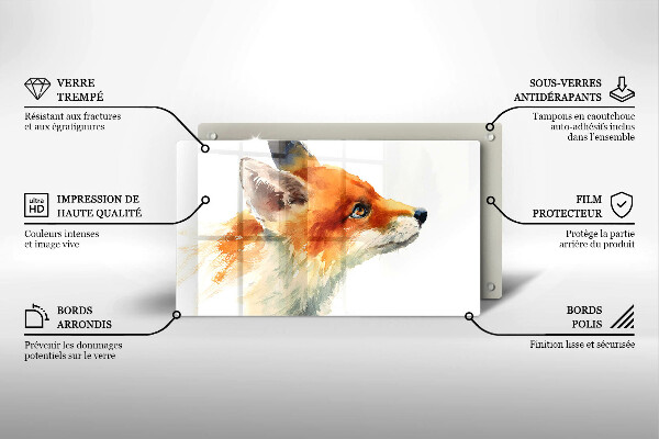 Worktop protector Painted fox