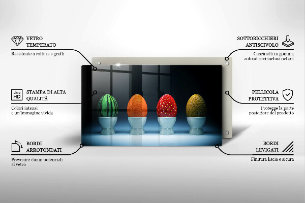 Worktop saver Abstraction egg fruits