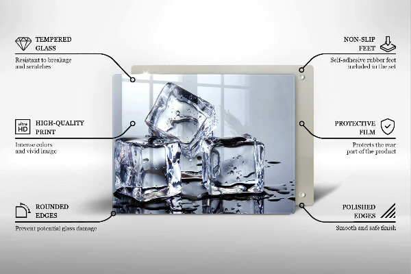 Worktop saver Ice cubes