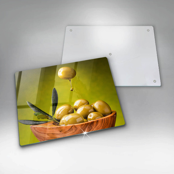 Kitchen countertop cover Tasty olives