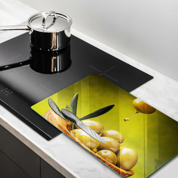 Kitchen countertop cover Tasty olives