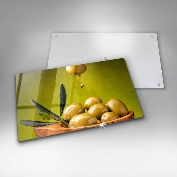 Kitchen countertop cover Tasty olives