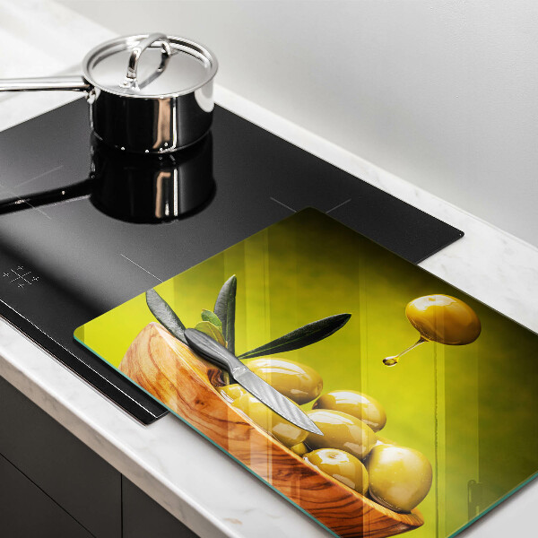 Kitchen countertop cover Tasty olives