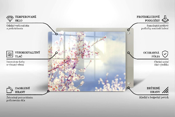 Worktop saver A blooming tree