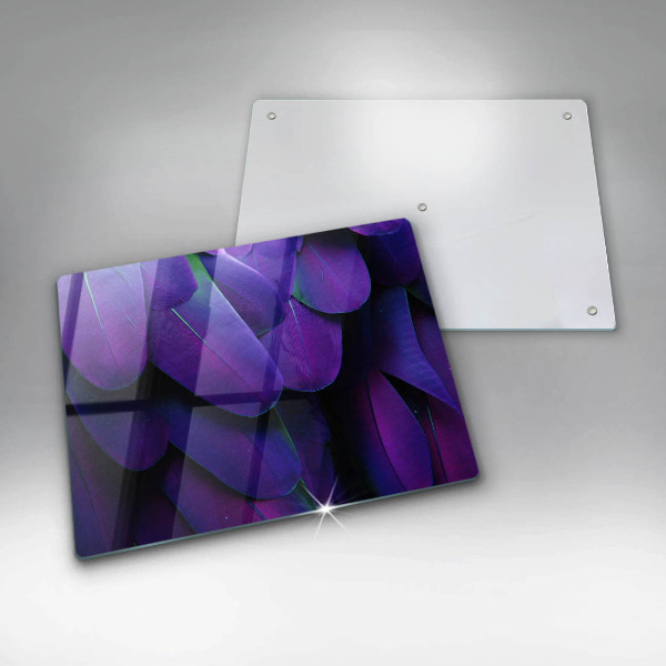 Kitchen worktop saver Neon feathers