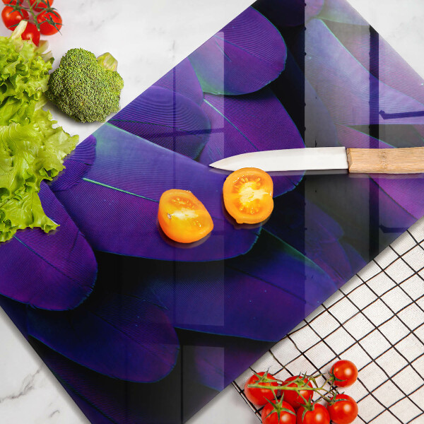 Kitchen worktop saver Neon feathers