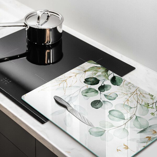 Kitchen worktop saver Painted plants