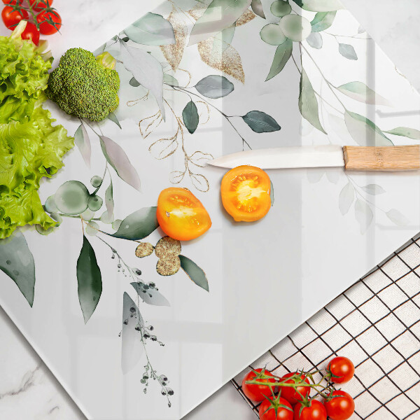 Worktop saver Watercolor leaves