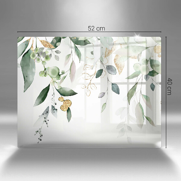 Worktop saver Watercolor leaves