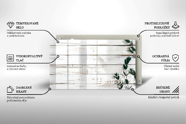 Worktop saver Old boards and leaves