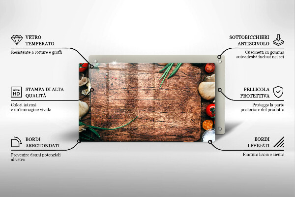 Worktop protector Wooden kitchen board