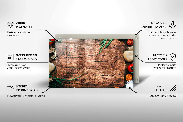 Worktop protector Wooden kitchen board