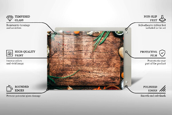 Worktop protector Wooden kitchen board