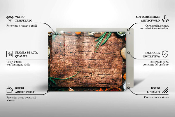 Worktop protector Wooden kitchen board